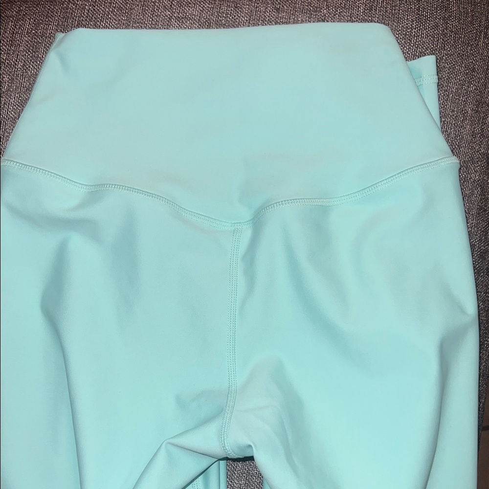 P’tula Medium Aqua Women's High-Waisted Leggings